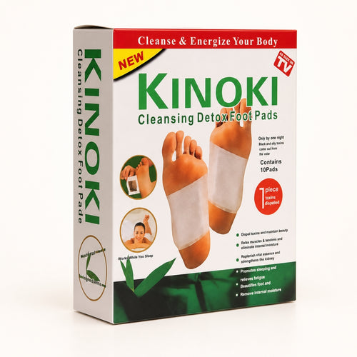 Kinoki Premium Natural Foot Detox Patches - Pack of 10