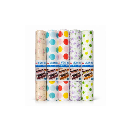 Kitchen Cabinet Drawer Mat, Waterproof Non-Slip Shelf Liner