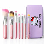 Kitty Makeup Brush, Synthetic Fibre Soft Bristle Brush Kit, Pack of 7