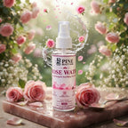 Premium Rose Water Face Mist – Natural Skin Toner & Refreshing Makeup Setting Spray | 120ml