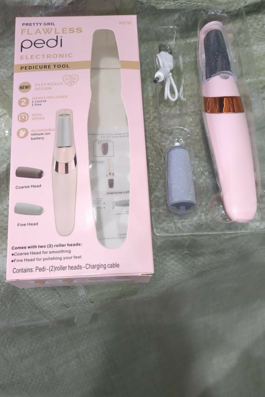 Rechargeable Electric Pedi Foot Filer Effective Callus Remover For Soft Smooth Feet With Easy Use And Reliable Performance