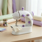 SM-202A Mini Electric Sewing Machine – Double Thread & 2-Speed Portable Sewing Machine