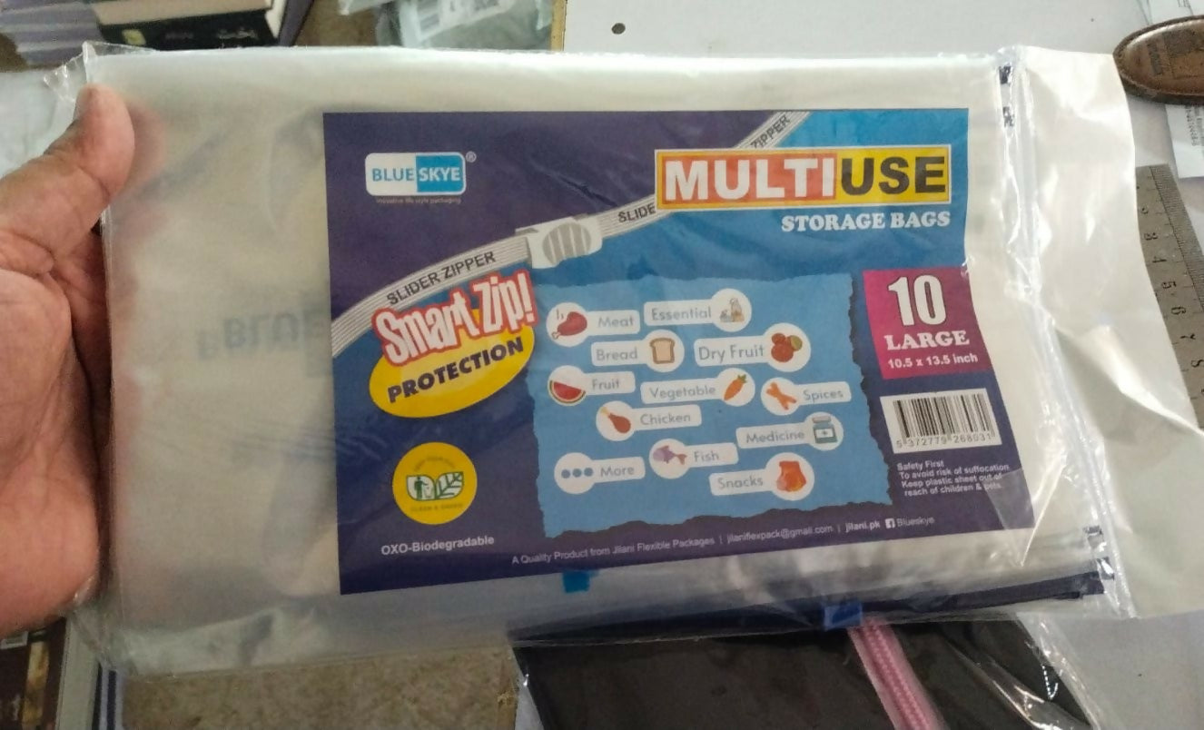 Food Storage Slider Bag