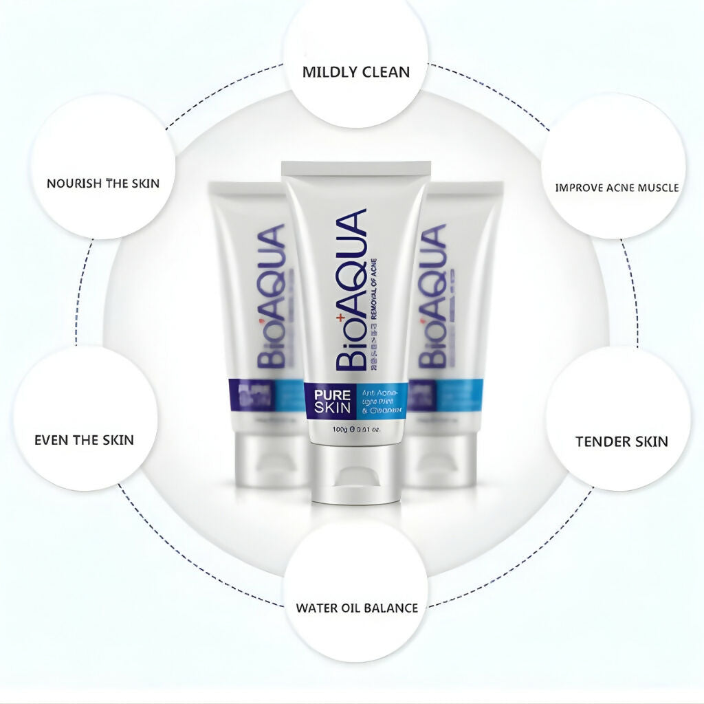 BIOAQUA Anti Acne Cleanser For Removal Of Acne - 100ml