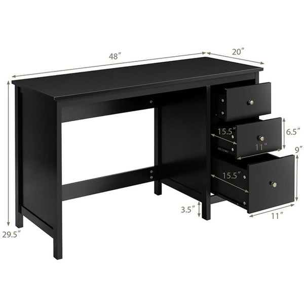 Study Desk, Spacious & Classic Design, for Functional Workspaces