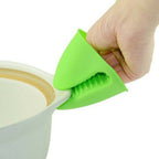 1 Pair Silicone Heat Resistant Glove Clips – Non-Slip Pot & Bowl Holders, Cooking & Baking Oven Mitts