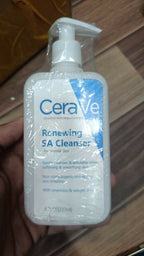 CeraVe Renewing SA Cleanser with Salicylic Acid – Exfoliating Face & Body Wash for Rough, Bumpy Skin (237ml)