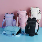 Water Bottle Carrier Bag with Phone Pocket for Stanley Quencher Cup with Handle Water Bottle Holder Pouch – For 1200 ML Bottle