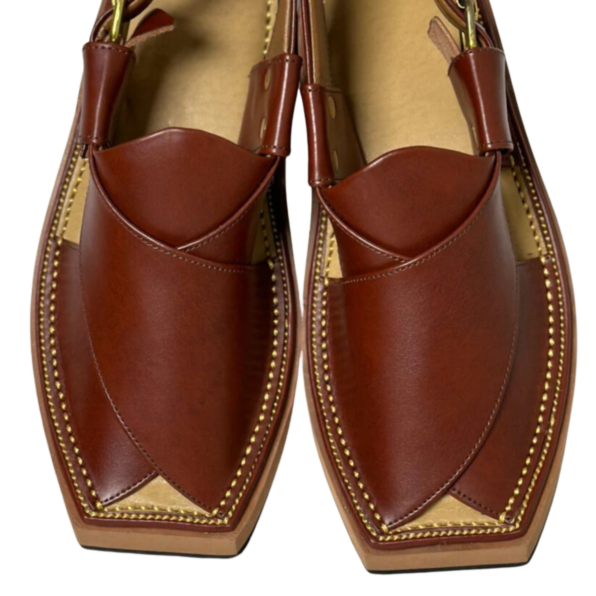 Kaptan Chappal, Dark Brown, Extra Sigma Male Qualities & Soft Padded Sole