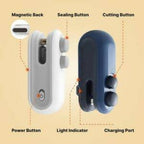 USB Rechargeable Food Bag Sealer for Snacks & Storage (Random Color