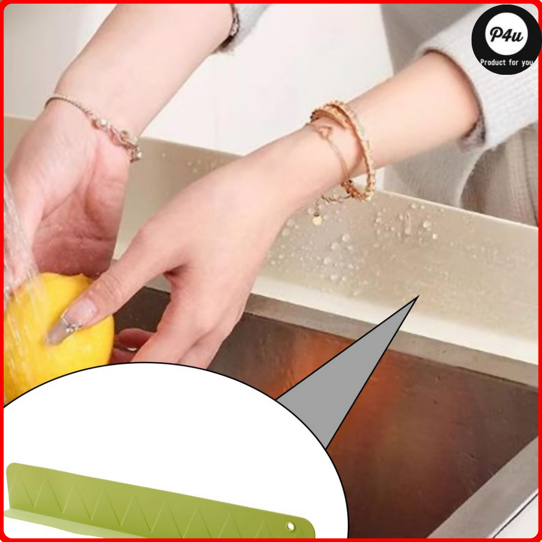 Durable Green Splash Guard Kitchen Sink Guard That Can Be Placed Behind the Sink