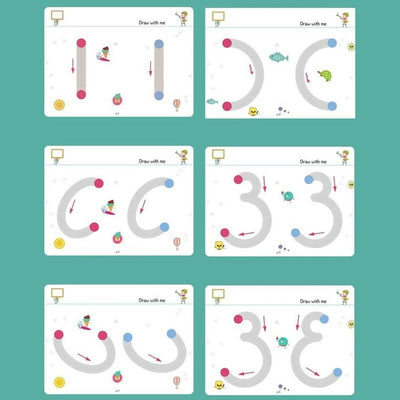 A4 Kids Educational Learning Tracing Book
