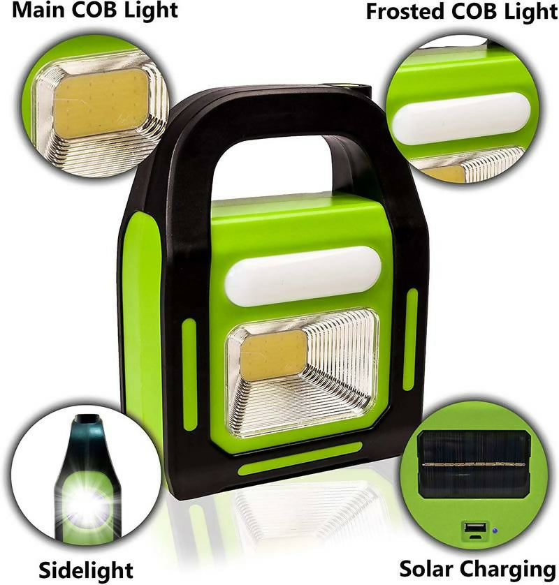 Solar Rechargeable 3-in-1 Emergency Light – Hurry Bolt Portable LED Work Light, Torch & Power Bank
