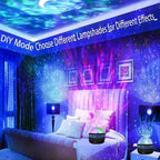 LED Starry Galaxy Projector Night Light with Remote Aurora Lamp