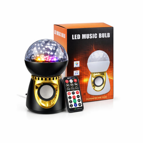 LED Disco Party Light with Bluetooth Music Speaker