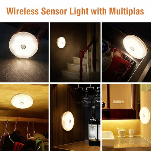 LED Lamp, Portable Motion Sensor Night Light with Adjustable Brightness
