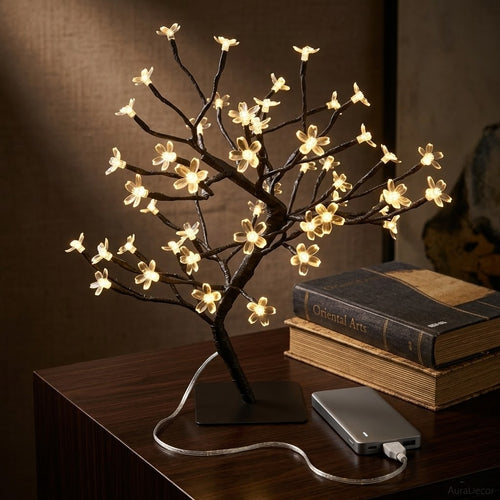 LED Table Lamp, Cherry Blossom, Decorative Light for Home Party