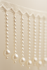 Pearl Latkan Hanging Lace Border for Dupatta & Dress Decoration – 1 Gaz (Approx. 1 Yard)