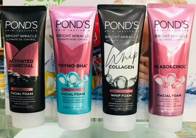 POND’S Bright Miracle Facial Foam – Ultimate Oil Control & Deep Cleansing Face Wash