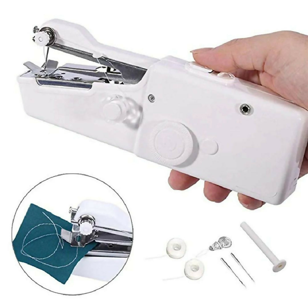 Mini Portable Handy Sewing Machine Handheld Sewing Machine Stitch Household Tool For Kids Clothing Fabric Home Travel Use Gift For Kids Adult