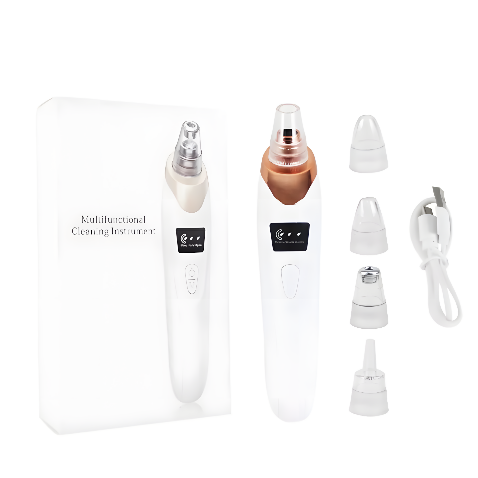 Electric Blackhead Remover | Vacuum Acne & Pore Cleaner | 5 Heads Suction Machine | Skin Care & Exfoliating Tool