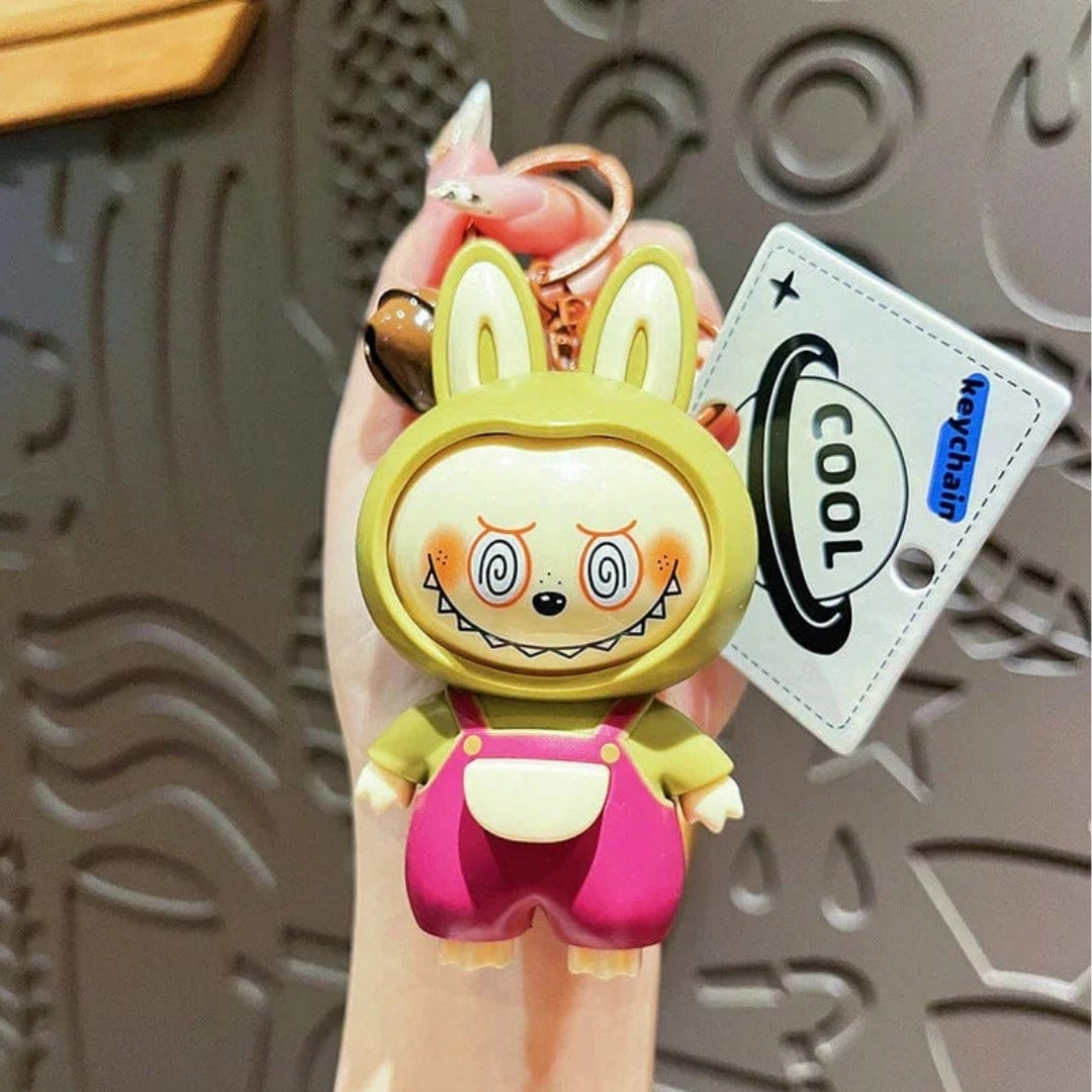 Labubu-style keychain toy
