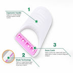 Ladies Shaving Razor, Smooth Hair Removal - Set 6 Pcs