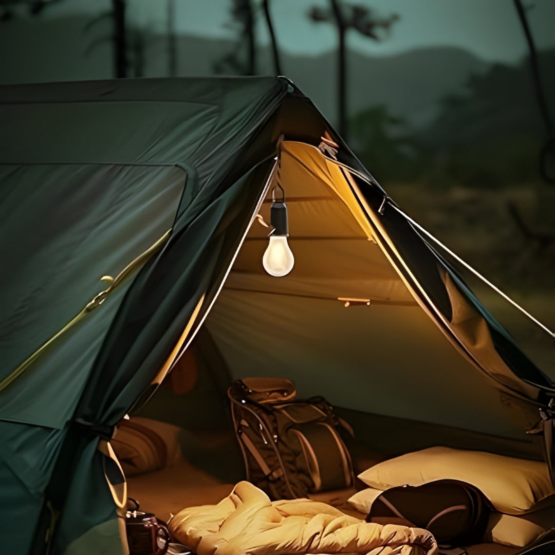 Lantern, Rechargeable LED Camping with Clip Hook, Type C Portable Emergency Light