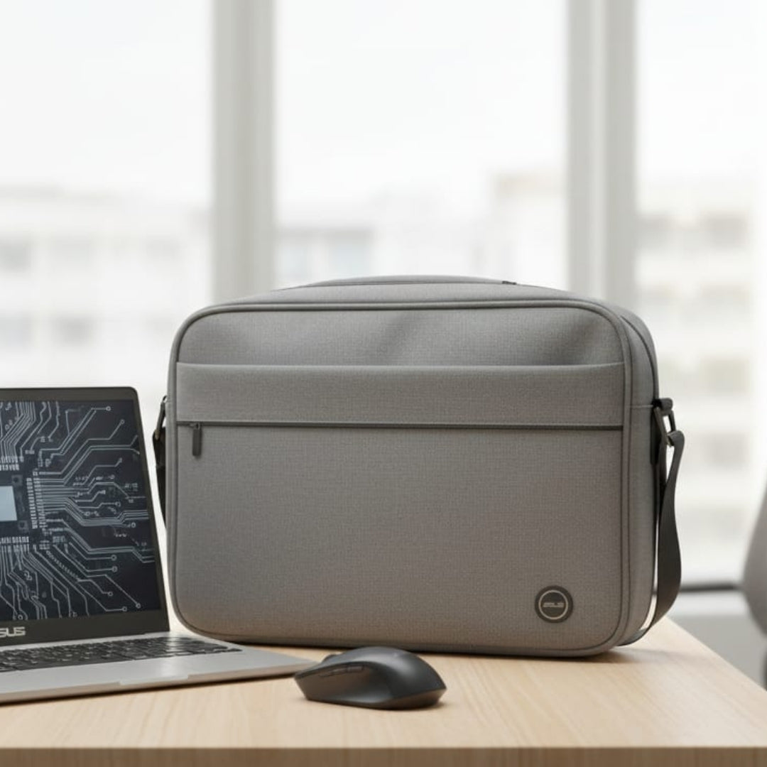 Laptop Shoulder Bag, Durable Stylish Laptop Carry Bag for Work and Travel