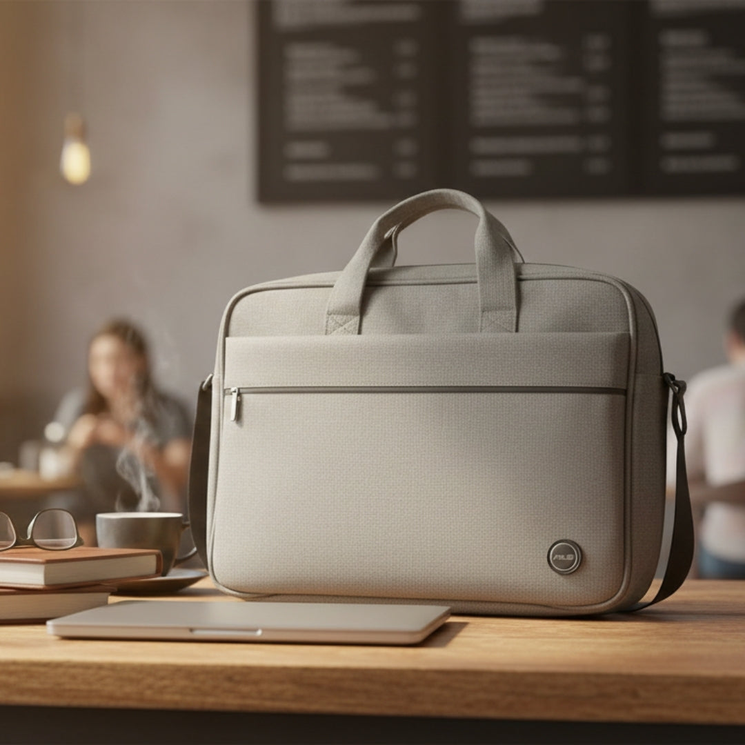Laptop Shoulder Bag, Durable Stylish Laptop Carry Bag for Work and Travel