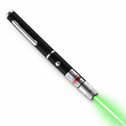 Laser Pointer, Portable Green, with Pattern Head and Light Modes