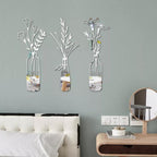 Leaf mirror wall decoration