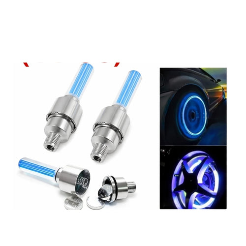 Lights, LED Sensor Tire Valve for Car Wheels Red