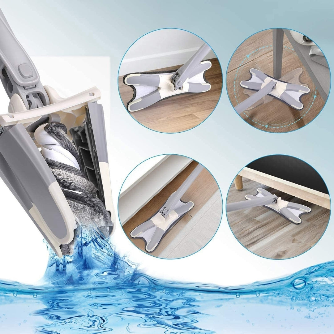 Lightweight X type mop for home cleaning