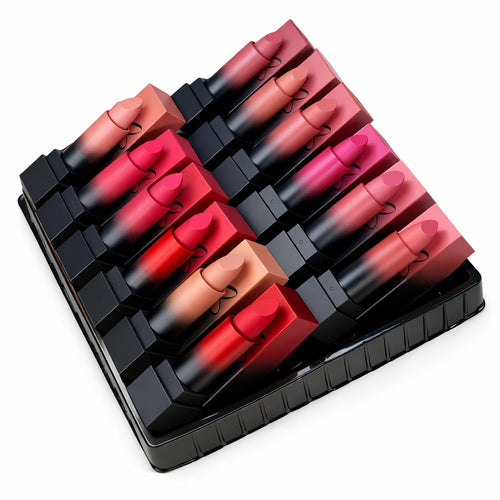 Lipstick, Nude Shades Bullet, Matte Finish Lip Color - Pack of 6