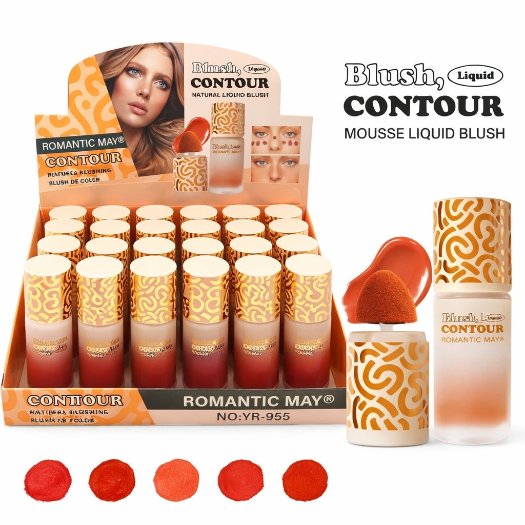 Liquid Blush and Contour Cream for Smooth Blendable Makeup