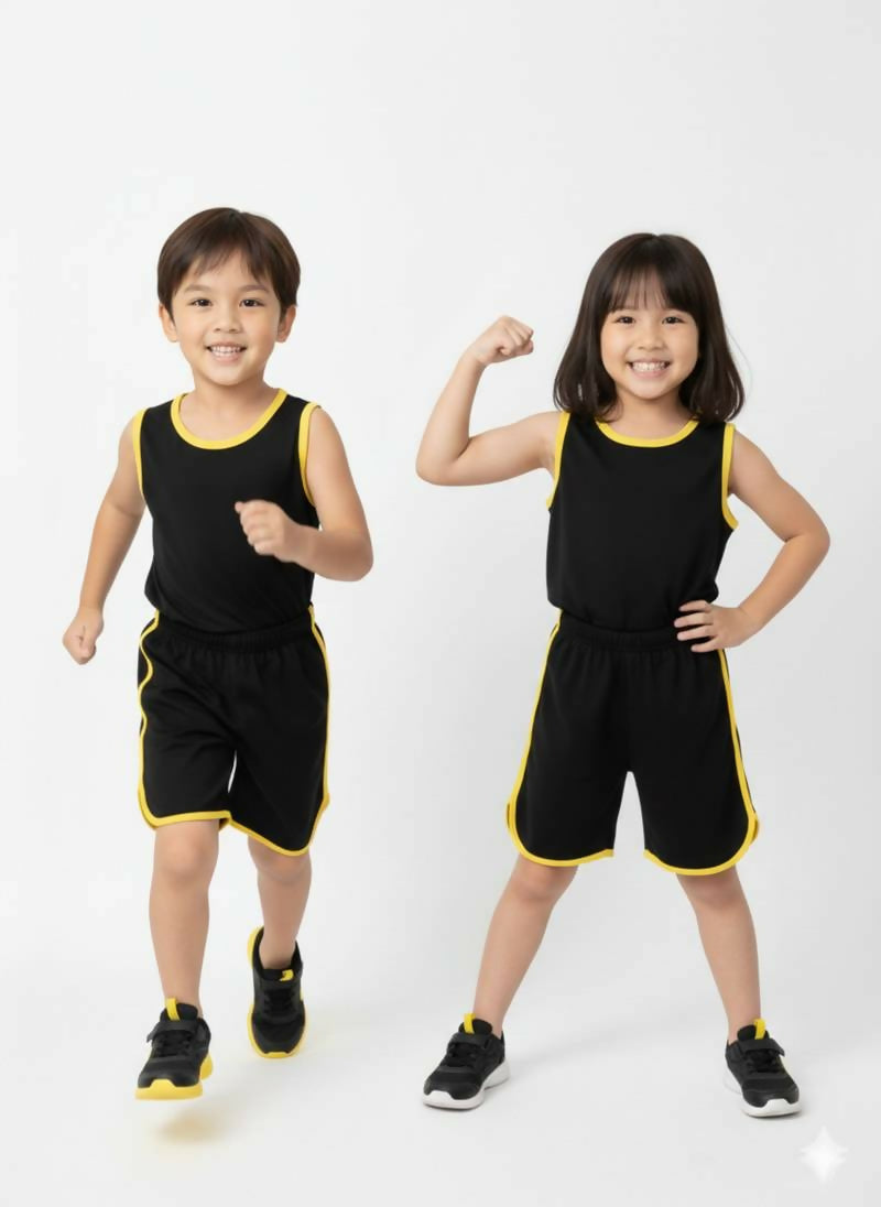 Kids Sando and Shorts Track Suit 2 Pcs Set – LARGE