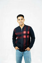 Classic Winter Jacket For Men Zipper Style Stay Warm And Stylish