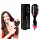 One Step Hot Air Brush | 3-in-1 Dryer, Straightener & Volumizer for Effortless Styling