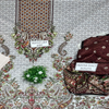 Unstitched Suit, Mirha Print Lawn Off White & Timeless Summer Elegance
