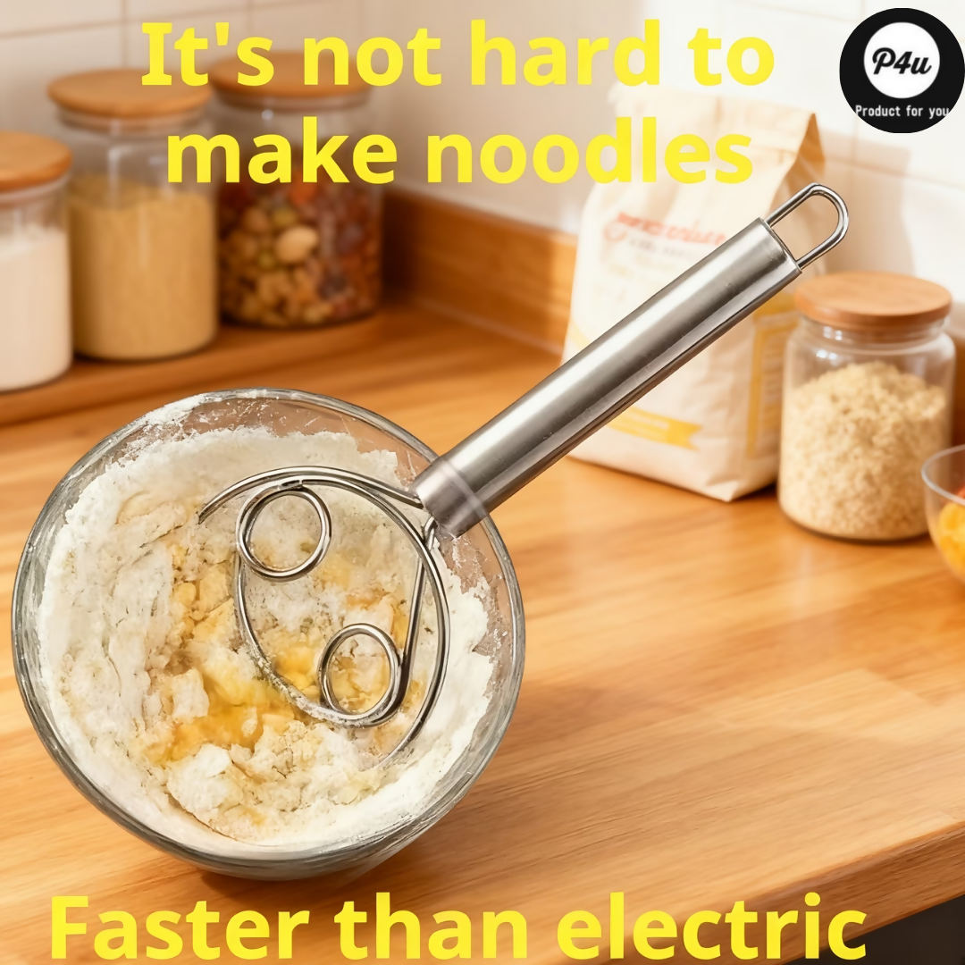 Large hand dough mixer stick