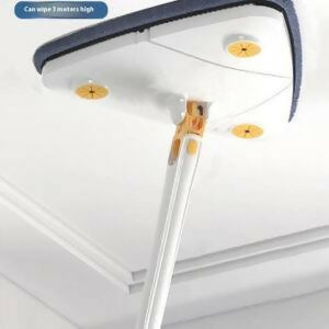 Royal’s Triangle Shaped Microfiber Mop –Self-Wringing Floor Dust Mop