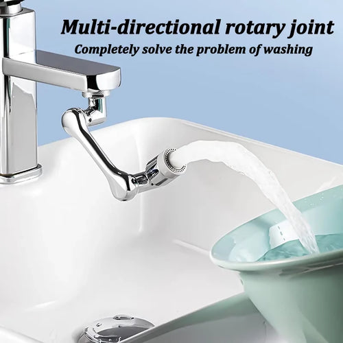1080°Rotatable Faucet Aerator Bathroom Washbasin Tap Splash Filter Kitchen Faucet Extend Faucet Water Saving Bubbler Nozzle