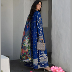 Unstitched Suit, Faiza Saqlain Summer Lawn, Pure Lawn Fabric for Elegant Styles