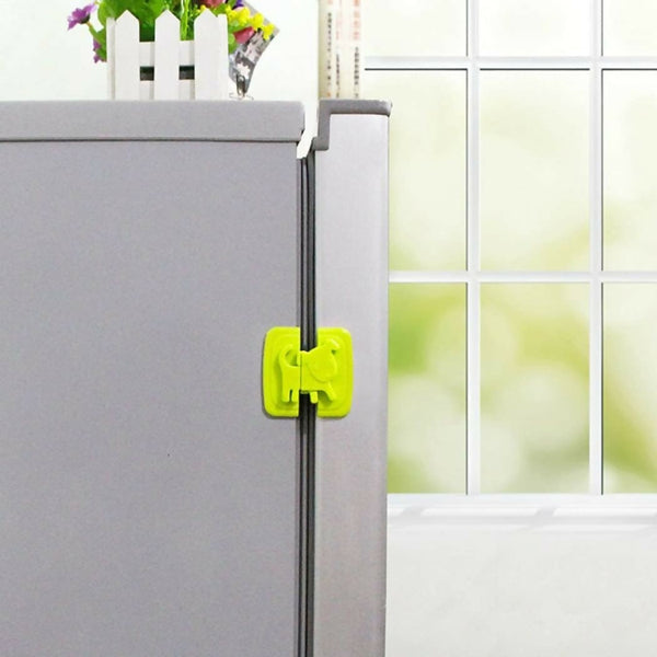 01 PCs Cute Dog Shape Cartoon Cabinet Door Child Safe Lock Refrigerator Toilet Baby Safety Tools