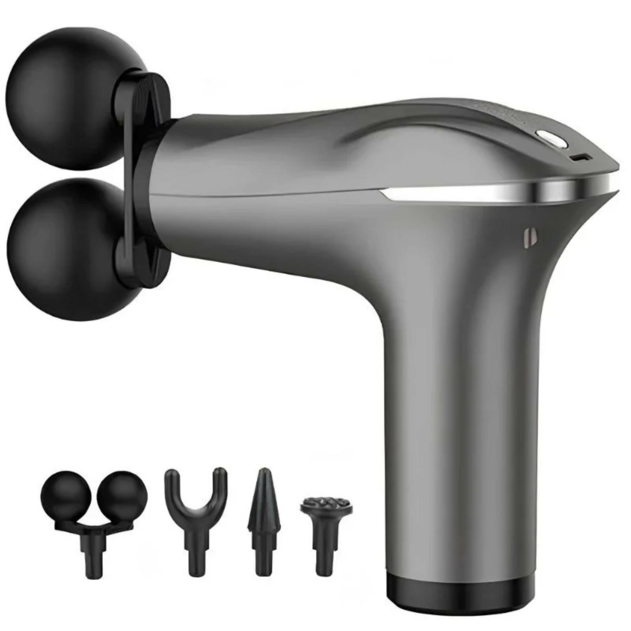 Fascial Tissue Massage Gun | Model BLD-329 | Rechargeable Massage Gun | LCD Display | 4 Massage Heads for Muscle Recovery & Pain Relief