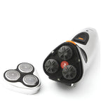 Trimmer, Rechargeable 3 in 1 Grooming Shaver Set with Heads for Men