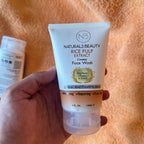 Acne Deep Cleansing Foam Facial Cleanser – Exfoliating Natural Rice Water Face Wash with Glutathione for Brightening, Oil Control, and Pore Refining – Gentle Daily Skincare for Acne-Prone & Sensitive Skin 120ml