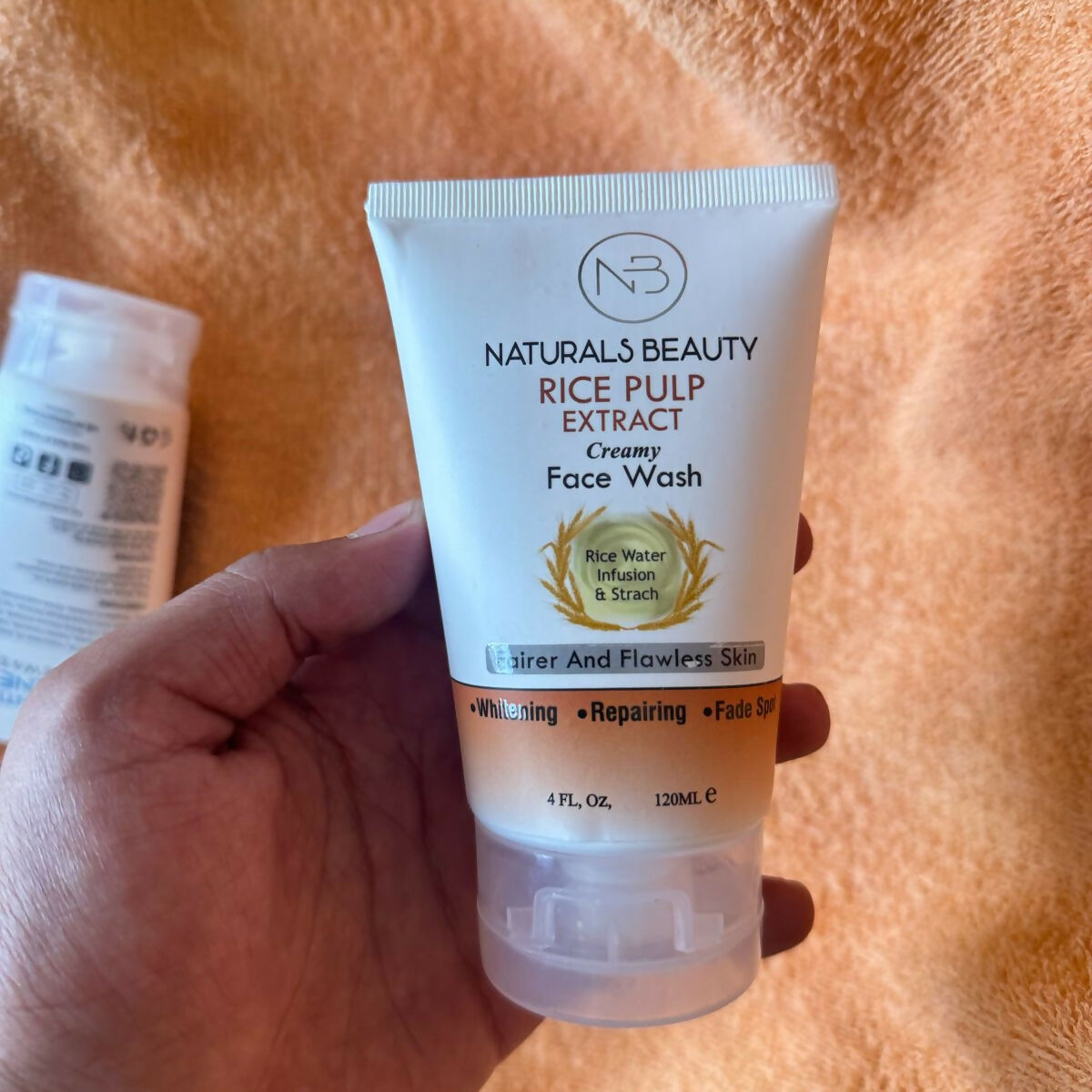 Acne Deep Cleansing Foam Facial Cleanser – Exfoliating Natural Rice Water Face Wash with Glutathione for Brightening, Oil Control, and Pore Refining – Gentle Daily Skincare for Acne-Prone & Sensitive Skin 120ml