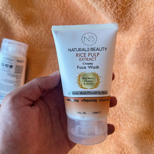 Acne Deep Cleansing Foam Facial Cleanser with Rice Water